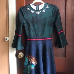 Ted Baker colorful cocktail dress